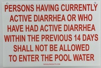 Safety Signs TKDS RED/ WHITE SIGN